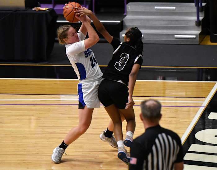 Benson South Medford girls basketball Taylor Balkom 40